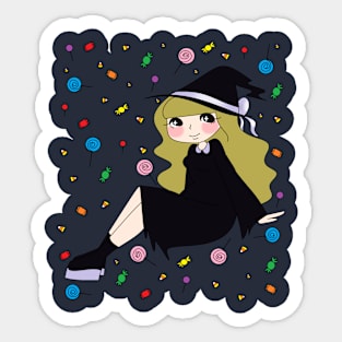 Candy Witch Sticker